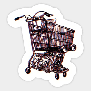 Shopping Cart Sticker